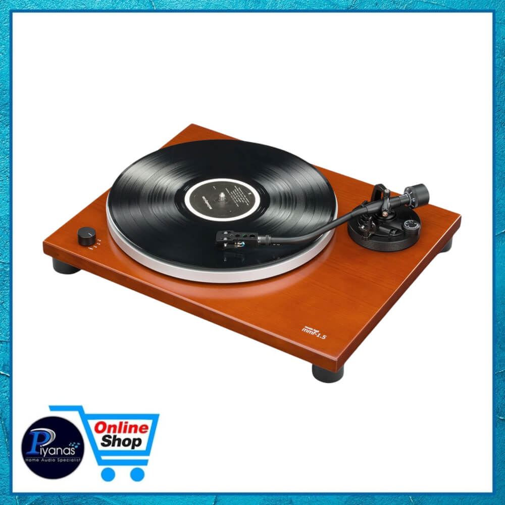 เครื่องเล่นแผ่นเสียง MUSIC HALL : MMF-1.5 (พร้อมหัวเข็ม MUSIC HALL รุ่น MELODY MM) (CHERRY WOOD)